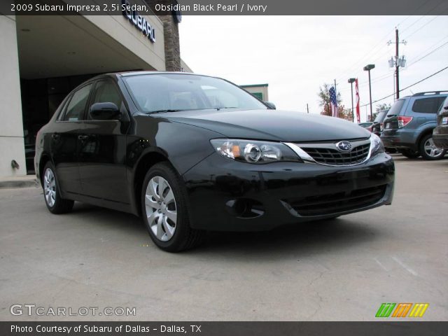 2009 Subaru Impreza 2.5i Sedan in Obsidian Black Pearl