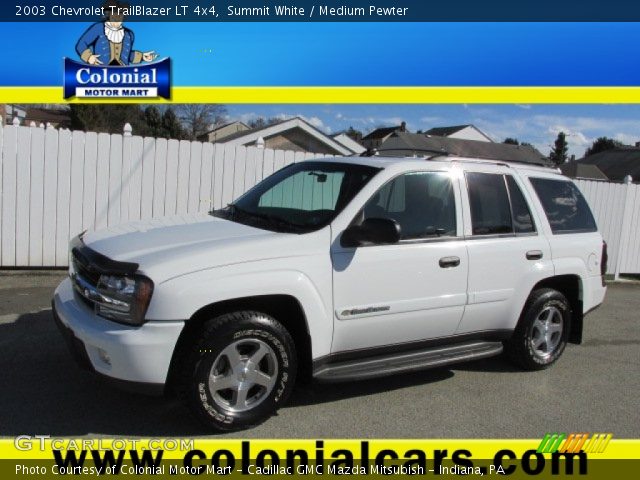 2003 Chevrolet TrailBlazer LT 4x4 in Summit White