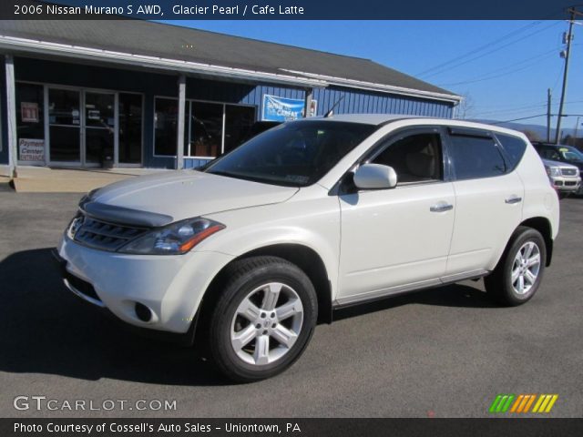 2006 Nissan Murano S AWD in Glacier Pearl