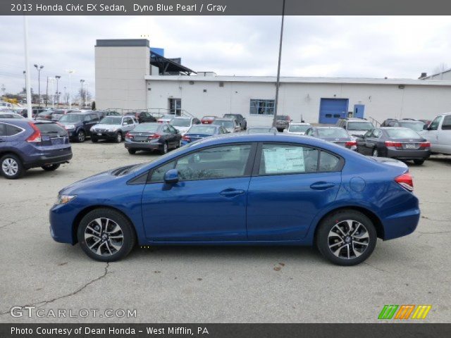 2013 Honda Civic EX Sedan in Dyno Blue Pearl
