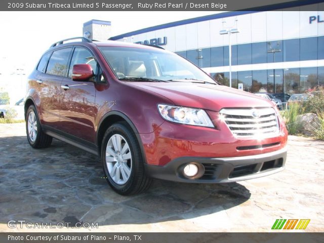 2009 Subaru Tribeca Limited 5 Passenger in Ruby Red Pearl