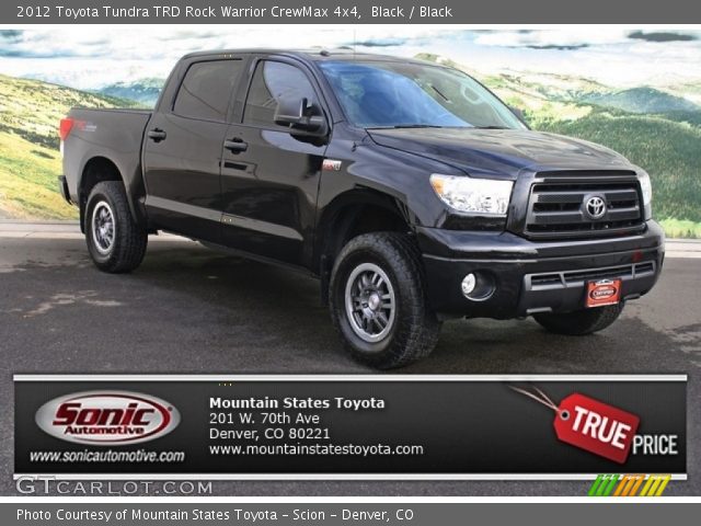 2012 Toyota Tundra TRD Rock Warrior CrewMax 4x4 in Black
