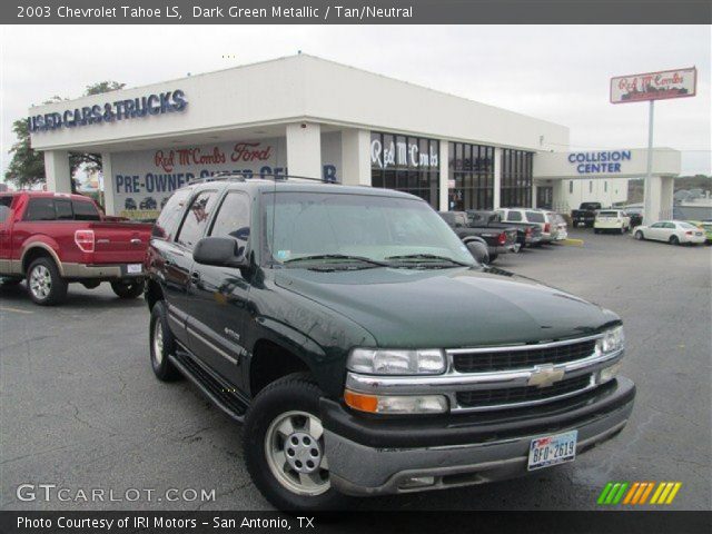 2003 Chevrolet Tahoe LS in Dark Green Metallic