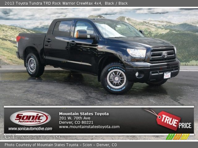 2013 Toyota Tundra TRD Rock Warrior CrewMax 4x4 in Black