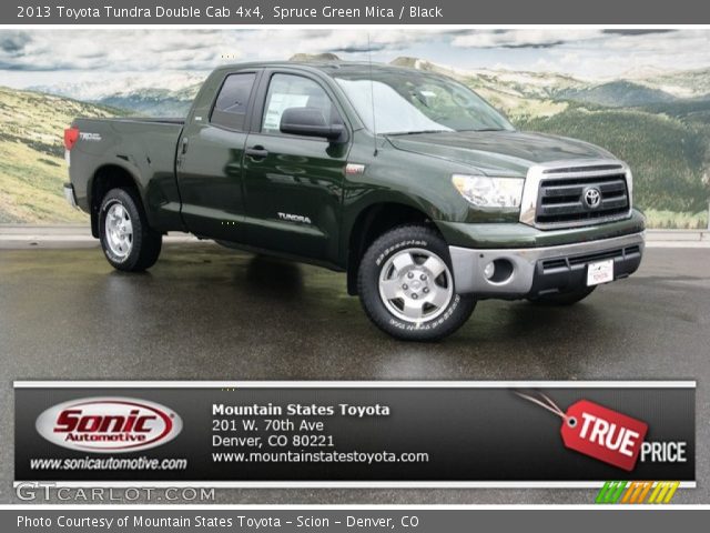 2013 Toyota Tundra Double Cab 4x4 in Spruce Green Mica