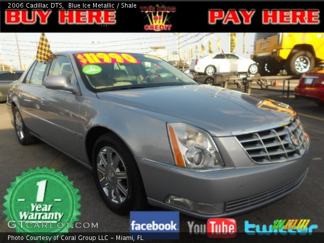 2006 Cadillac DTS  in Blue Ice Metallic