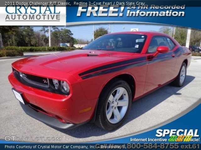 2011 Dodge Challenger R/T Classic in Redline 3-Coat Pearl