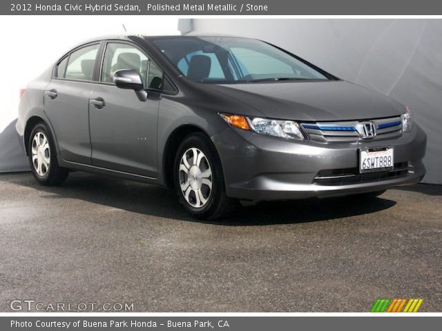 2012 Honda Civic Hybrid Sedan in Polished Metal Metallic