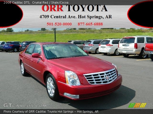 2008 Cadillac DTS  in Crystal Red