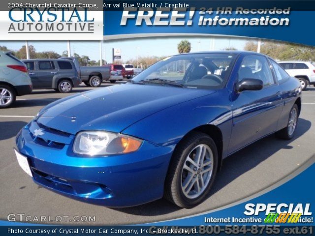 2004 Chevrolet Cavalier Coupe in Arrival Blue Metallic