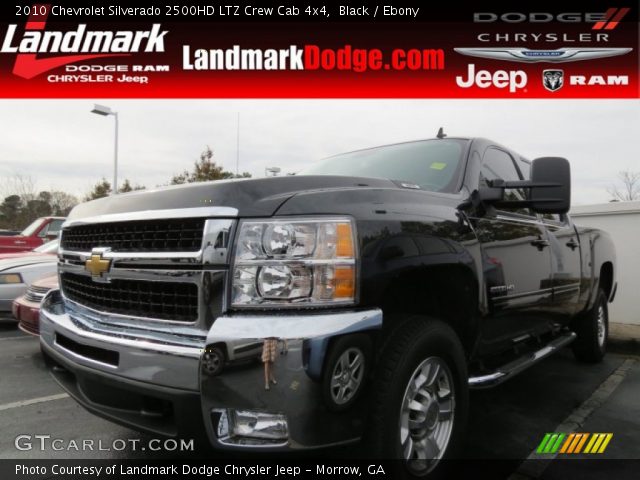 2010 Chevrolet Silverado 2500HD LTZ Crew Cab 4x4 in Black