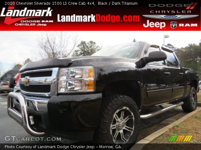 2010 Chevrolet Silverado 1500 LS Crew Cab 4x4 in Black