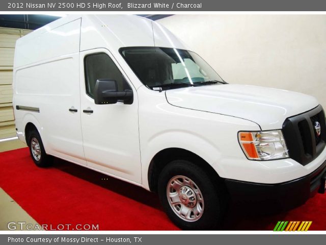 2012 Nissan NV 2500 HD S High Roof in Blizzard White