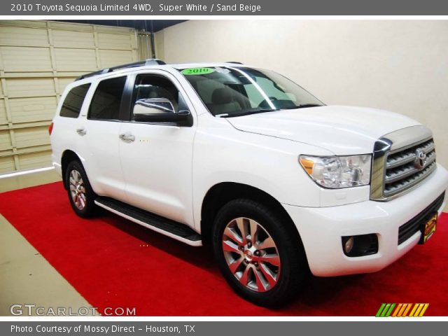 2010 Toyota Sequoia Limited 4WD in Super White