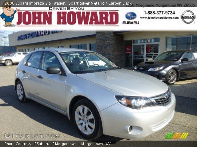 2008 Subaru Impreza 2.5i Wagon in Spark Silver Metallic