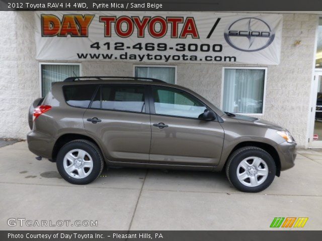 2012 Toyota RAV4 I4 4WD in Pyrite Mica