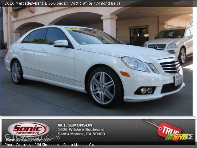 2010 Mercedes-Benz E 350 Sedan in Arctic White