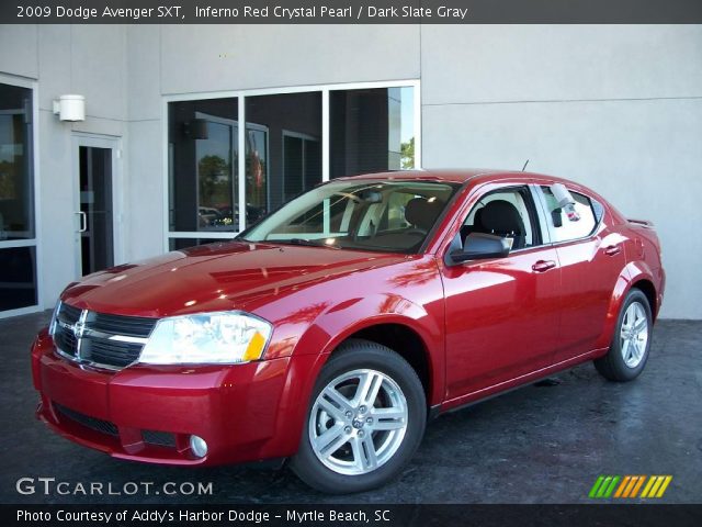 2009 Dodge Avenger SXT in Inferno Red Crystal Pearl