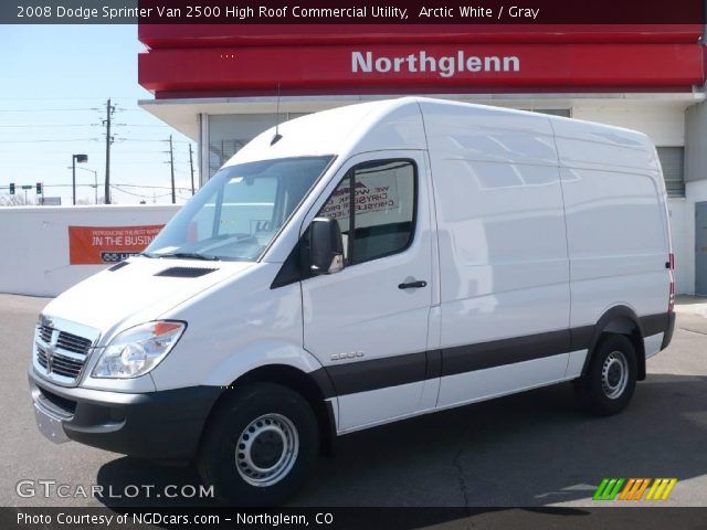 2008 Dodge Sprinter Van 2500 High Roof Commercial Utility in Arctic White