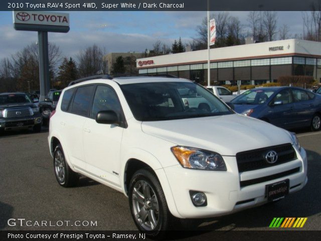 2010 Toyota RAV4 Sport 4WD in Super White