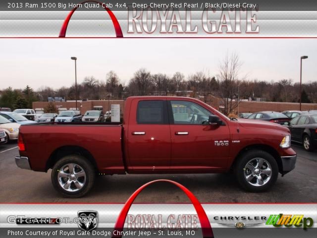 2013 Ram 1500 Big Horn Quad Cab 4x4 in Deep Cherry Red Pearl