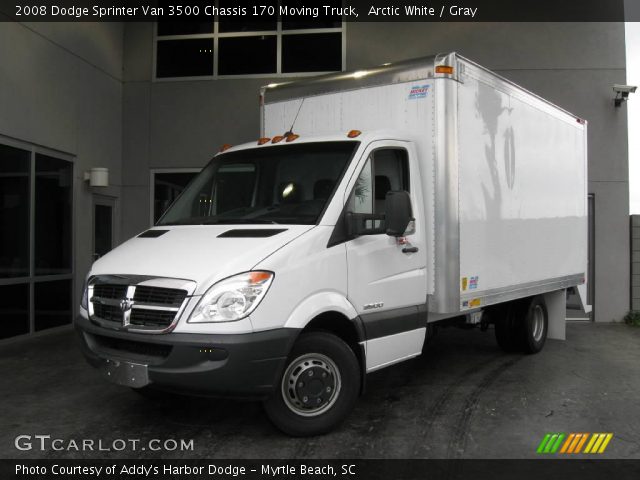 2008 Dodge Sprinter Van 3500 Chassis 170 Moving Truck in Arctic White