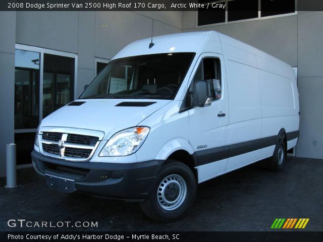 2008 Dodge Sprinter Van 2500 High Roof 170 Cargo in Arctic White