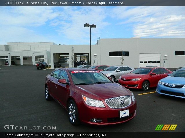 2010 Buick LaCrosse CXS in Red Jewel Tintcoat