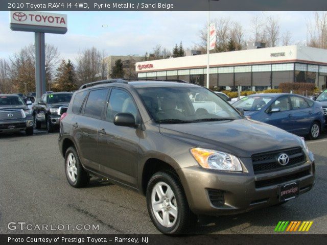 2010 Toyota RAV4 I4 4WD in Pyrite Metallic