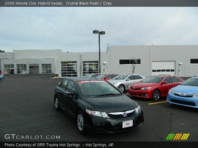 2009 Honda Civic Hybrid Sedan in Crystal Black Pearl