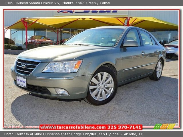 2009 Hyundai Sonata Limited V6 in Natural Khaki Green