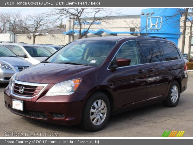 2010 Honda Odyssey EX-L in Dark Cherry Pearl