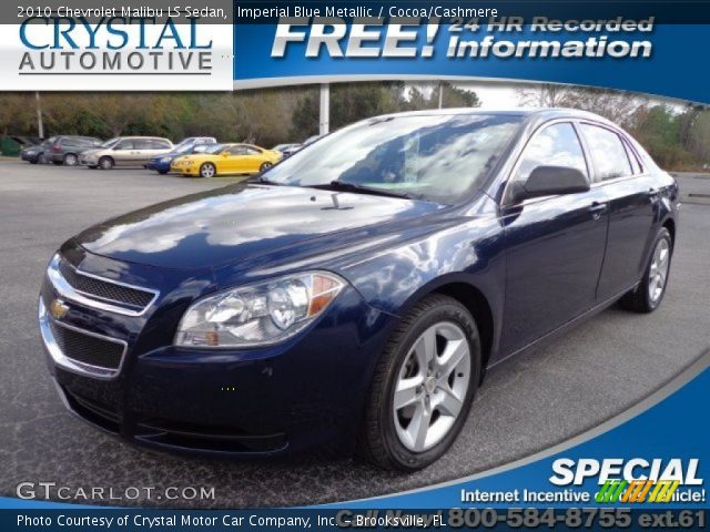 2010 Chevrolet Malibu LS Sedan in Imperial Blue Metallic