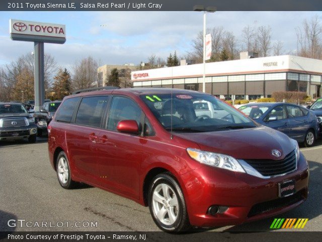 2011 Toyota Sienna LE in Salsa Red Pearl