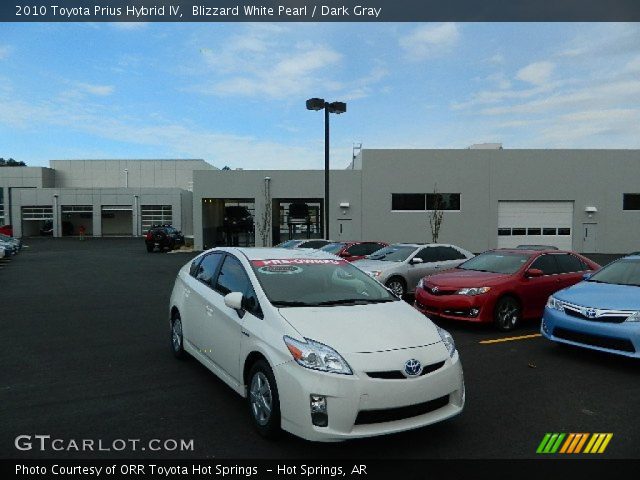 2010 Toyota Prius Hybrid IV in Blizzard White Pearl