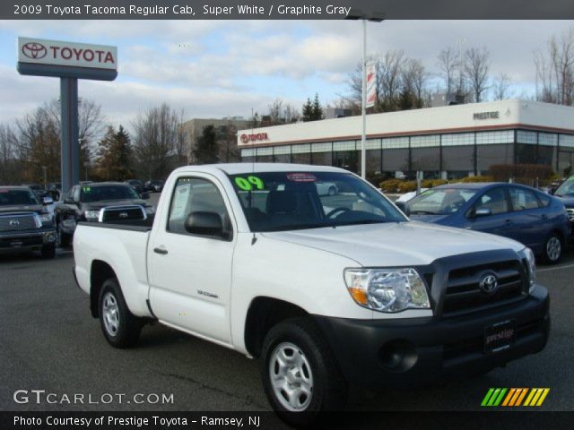 2009 Toyota Tacoma Regular Cab in Super White