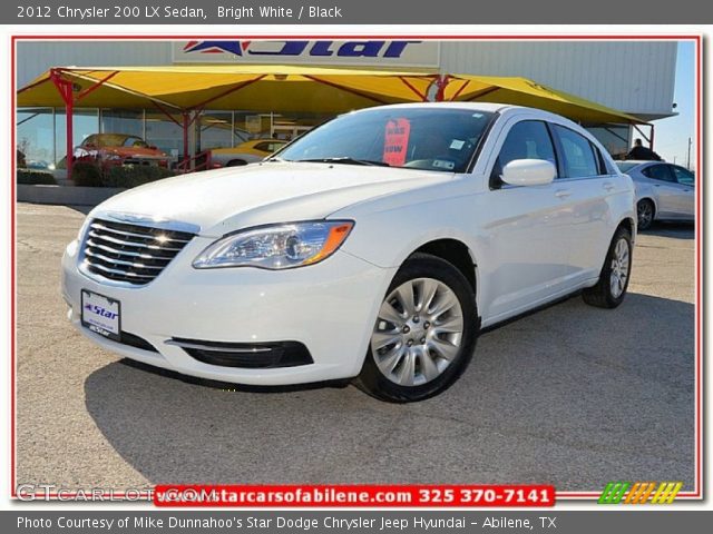 2012 Chrysler 200 LX Sedan in Bright White
