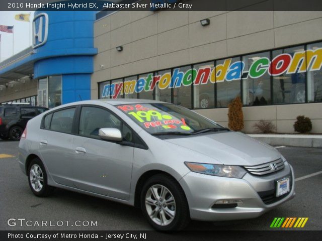 2010 Honda Insight Hybrid EX in Alabaster Silver Metallic