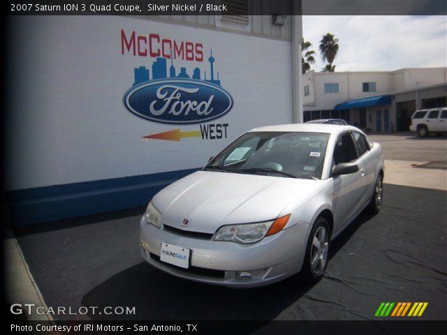 2007 Saturn ION 3 Quad Coupe in Silver Nickel