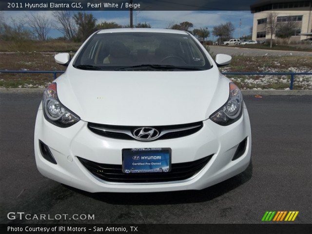 2011 Hyundai Elantra GLS in Pearl White