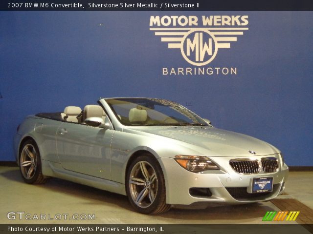 2007 BMW M6 Convertible in Silverstone Silver Metallic