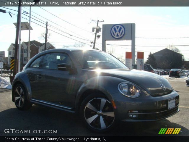 2012 Volkswagen Beetle Turbo in Platinum Gray Metallic