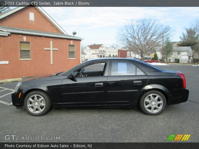 2003 Cadillac CTS Sedan in Sable Black