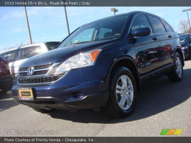 2010 Honda CR-V EX-L in Royal Blue Pearl