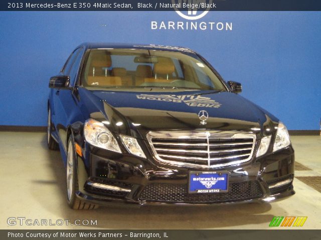 2013 Mercedes-Benz E 350 4Matic Sedan in Black