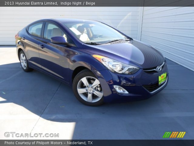 2013 Hyundai Elantra Limited in Indigo Night