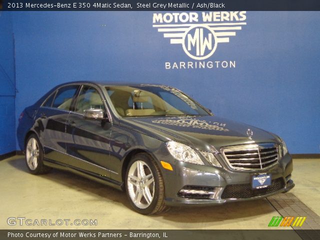 2013 Mercedes-Benz E 350 4Matic Sedan in Steel Grey Metallic