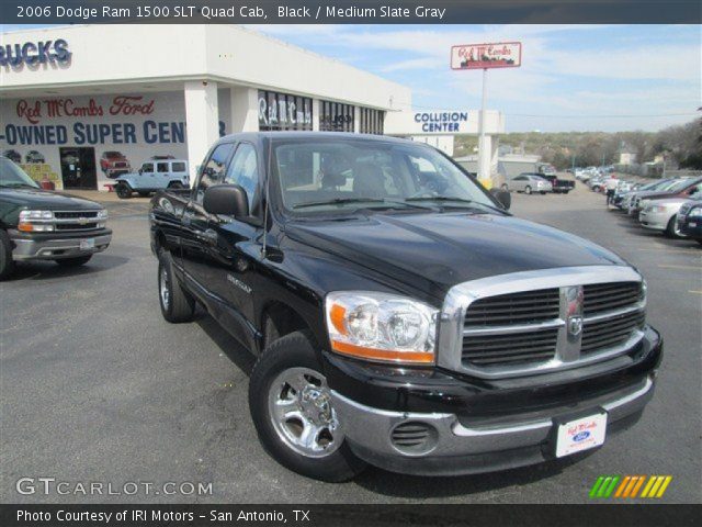 2006 Dodge Ram 1500 SLT Quad Cab in Black