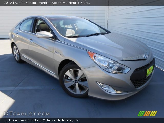 2012 Hyundai Sonata Hybrid in Hyper Silver Metallic