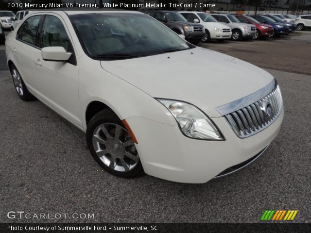 2010 Mercury Milan V6 Premier in White Platinum Metallic Tri-Coat